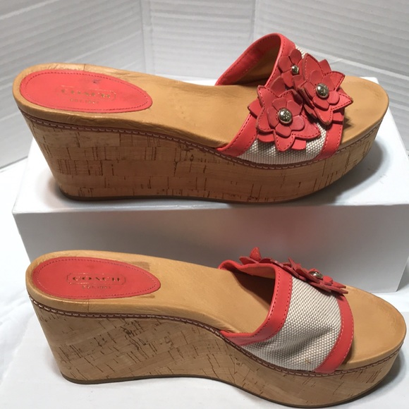 Coach Jesaca platform cork wedge - Picture 7 of 7